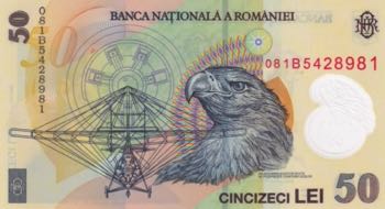Romania, 50 Lei, 2008, UNC, p120d