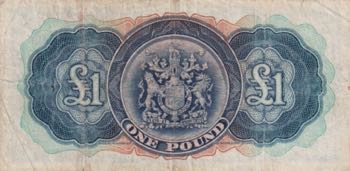 Bermuda, 1 Pound, 1937, VF(-), p11b