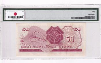 Rwanda-Burundi, 50 Francs, 1960, ... 