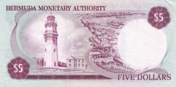Bermuda, 5 Dollars, 1988, AUNC, ... 