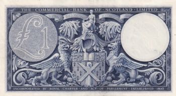 Scotland, 1 Pound, 1958, UNC(-), ... 