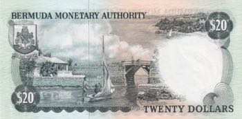 Bermuda, 20 Dollars, 1974, UNC, ... 