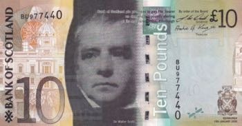 Scotland, 10 Pounds, 2009, UNC, ... 