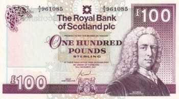Scotland, 100 Pounds, 2007, UNC, ... 
