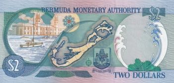 Bermuda, 2 Dollars, 2000, UNC, p50a