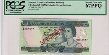 Solomon Islands, 2 Dollars, 1979, ... 