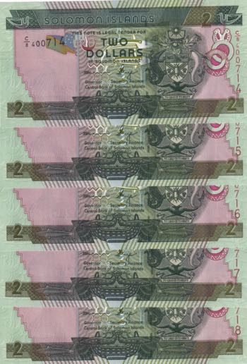 Solomon Islands, 2 Dollars, 2004, ... 