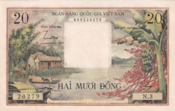 South Viet Nam, 20 Dông, 1956, ... 