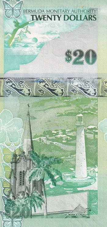 Bermuda, 20 Dollars, 2009, ... 