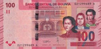 Bolivia, 100 Bolivianos, 2019, ... 