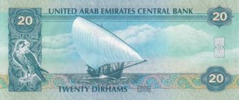 United Arab Emirates, 20 Dirhams, ... 