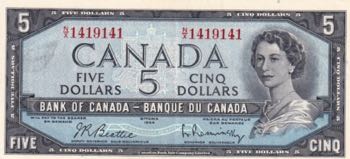 Canada, 5 Dollars, 1961/1972, ... 