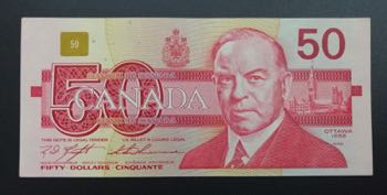 Canada, 50 Dollars, 1988, XF, p98c