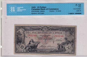 Canada, 10 Dollars, 1935, FINE, ... 