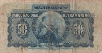 Cape Verde, 50 Escudos, 1972, VF, ... 