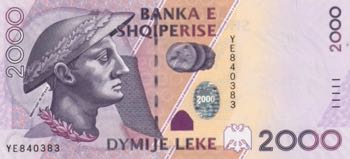 Albania, 2.000 Leke, 2007, UNC, ... 