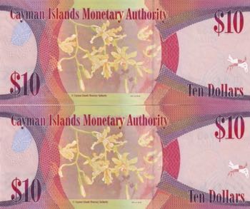 Cayman Islands, 10 Dollars, 2014, ... 