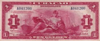 Curaçao, 1 Gulden, 1942, AUNC(-), ... 