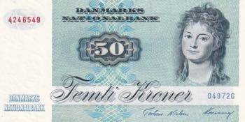 Denmark, 50 Kroner, 1997, AUNC, ... 