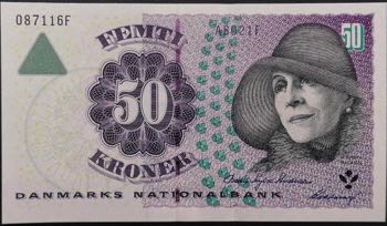 Denmark, 50 Kroner, 2002, UNC, p55e