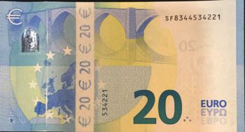 European Union, 20 Euro, 2015, ... 