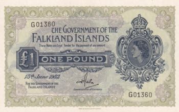 Falkland Islands, 1 Pound, 1982, ... 