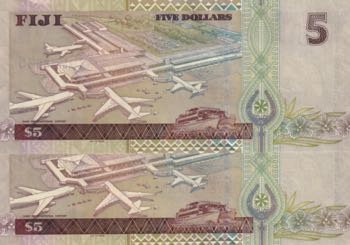 Fiji, 5 Dollars, 2002, UNC, p105b, ... 