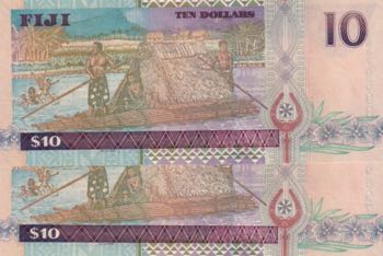 Fiji, 10 Dollars, 2002, UNC, ... 