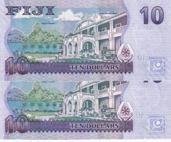Fiji, 10 Dollars, 2012, UNC, ... 