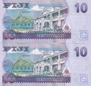 Fiji, 10 Dollars, 2012, UNC(-), ... 