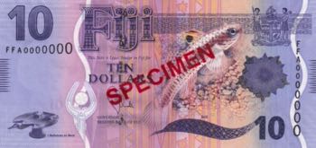 Fiji, 10 Dollars, 2013, UNC, ... 