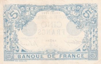 France, 5 Francs, 1912/1917, XF, ... 