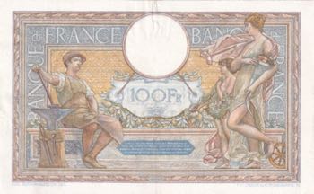 France, 100 Francs, 1932, XF, p78b
