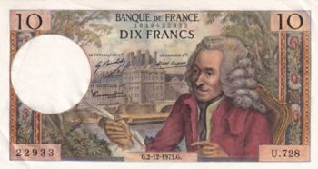 France, 10 Francs, 1971, AUNC(+), ... 