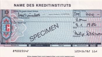 Germany, 1986, UNC, SPECIMEN