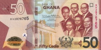 Ghana, 50 Cedis, 2019, UNC, pNew