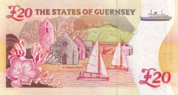 Guernsey, 20 Pounds, 1996, UNC, ... 