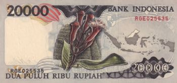 Indonesia, 20.000 Rupiah, 1992, ... 