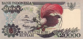 Indonesia, 20.000 Rupiah, 1992, ... 
