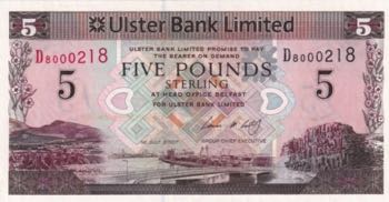 Northern Ireland, 5 Pounds, 2007, ... 