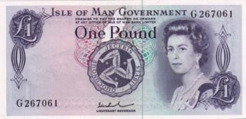 Isle of Man, 1 Pound, 1972, UNC, ... 