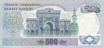 Turkey, 500 Lira, 1974, UNC, p190e, L90