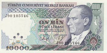 Turkey, 10.000 Lira, ... 