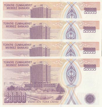 Turkey, 20.000 Lira, 1995, UNC, p202, (Total ... 