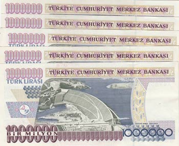 Turkey, 1.000.000 Lira, 1995, AUNC, p209a, ... 