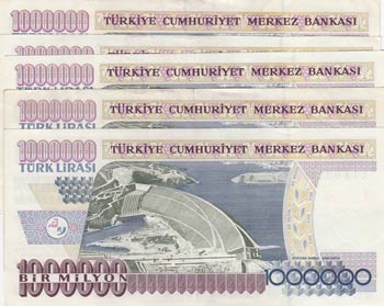 Turkey, 1.000.000 Lİra, 1995, XF / AUNC, ... 