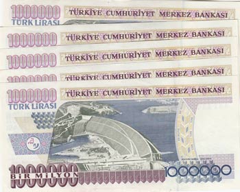 Turkey, 1.000.000 Lira, 1995, UNC, p209a, ... 