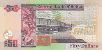 Belize, 50 Dollars, 2010, UNC, p70d