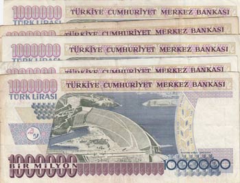 Turkey, 1.000.000 Lİra, 1995, VF / XF, ... 