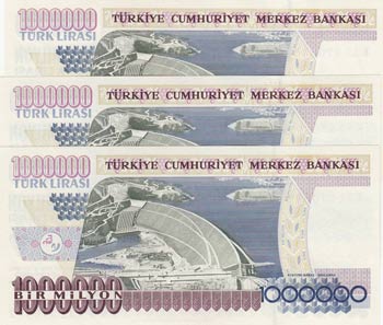 Turkey, 1.000.000 Lira, 1996, UNC, p209a, ... 